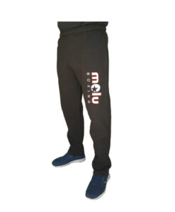 Pantalón Felpa Bordado MARLEY - L, NEGRO